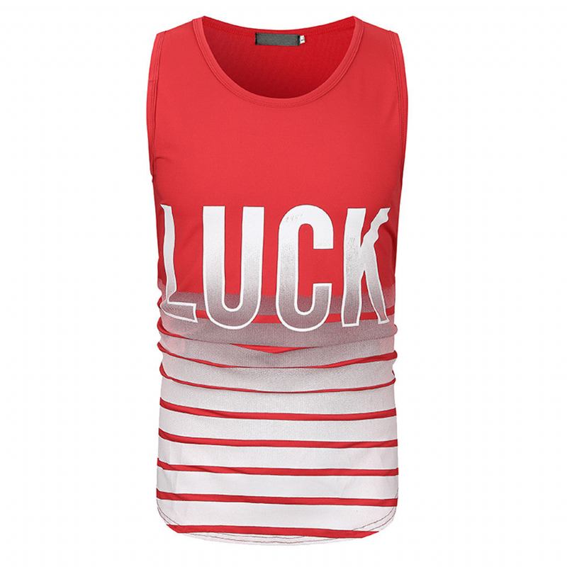 Skjorter Herre Luck Stribet Tanktop