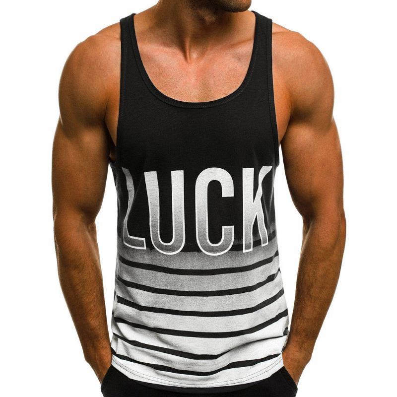 Skjorter Herre Luck Stribet Tanktop