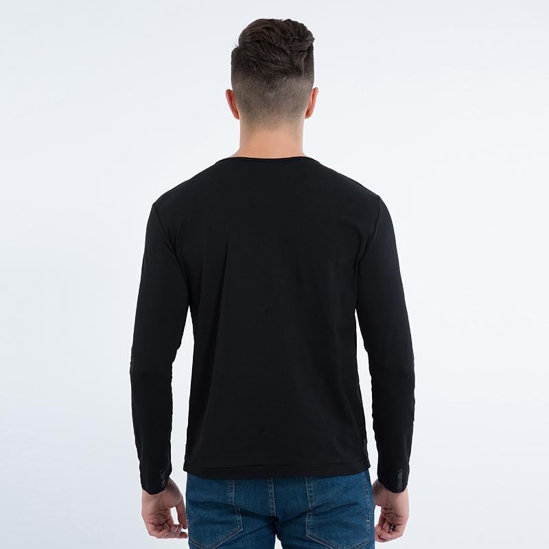 Skjorter Herre Stilfuld Slim Fit Langærmet T-shirt