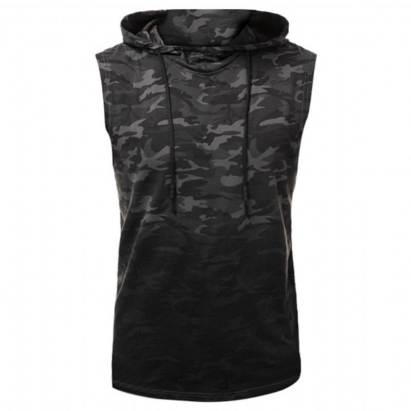 Skjorter Herre Stringer Sportswear Camo Tank Top