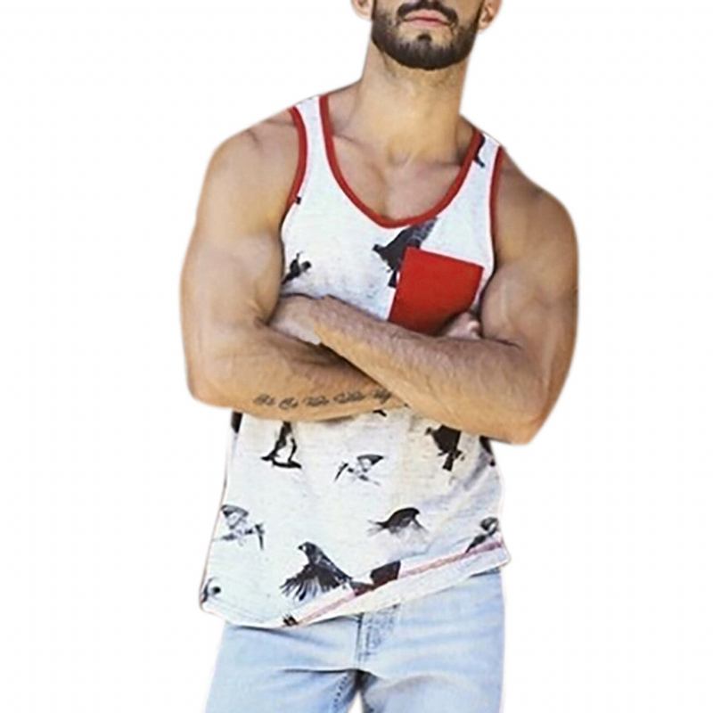 Skjorter Herre Summer Beach Tank Top