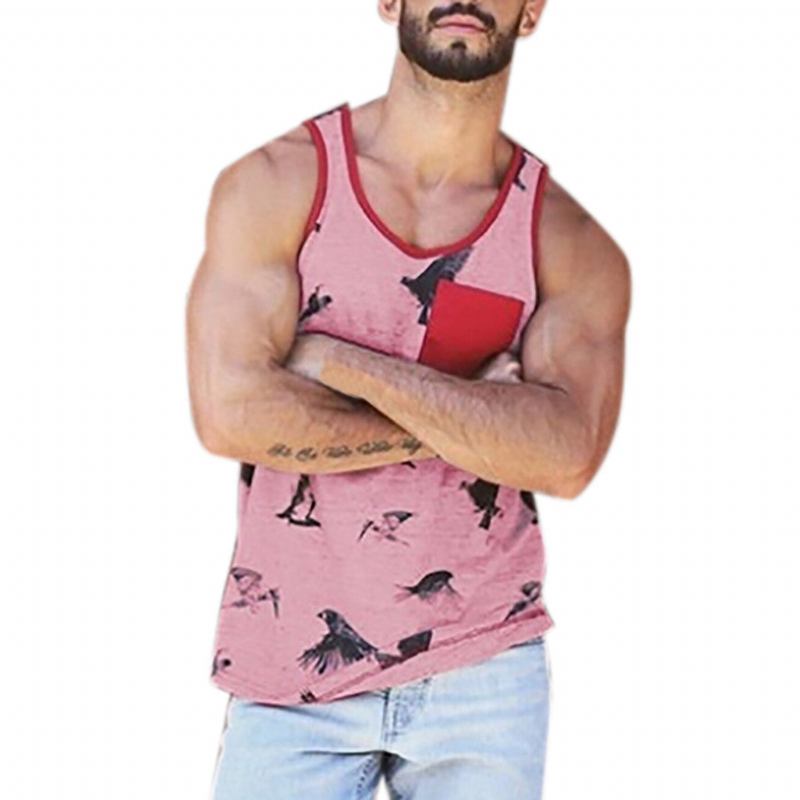 Skjorter Herre Summer Beach Tank Top