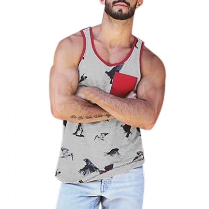 Skjorter Herre Summer Beach Tank Top