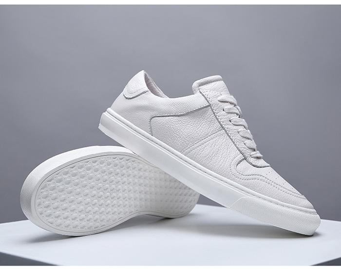 Åndbare Casual Læder Sneakers