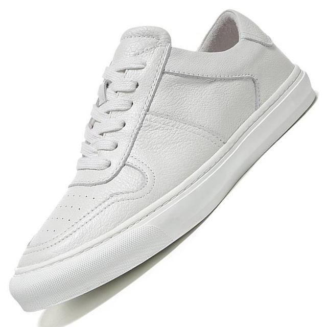 Åndbare Casual Læder Sneakers