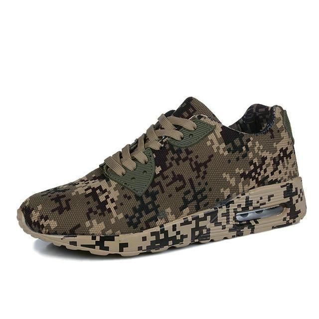 Camouflage-stil Åndbare Sneakers