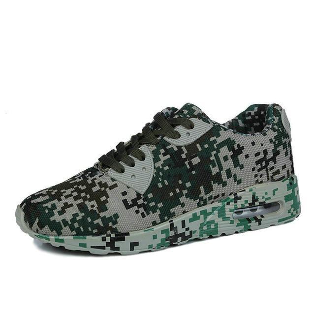 Camouflage-stil Åndbare Sneakers