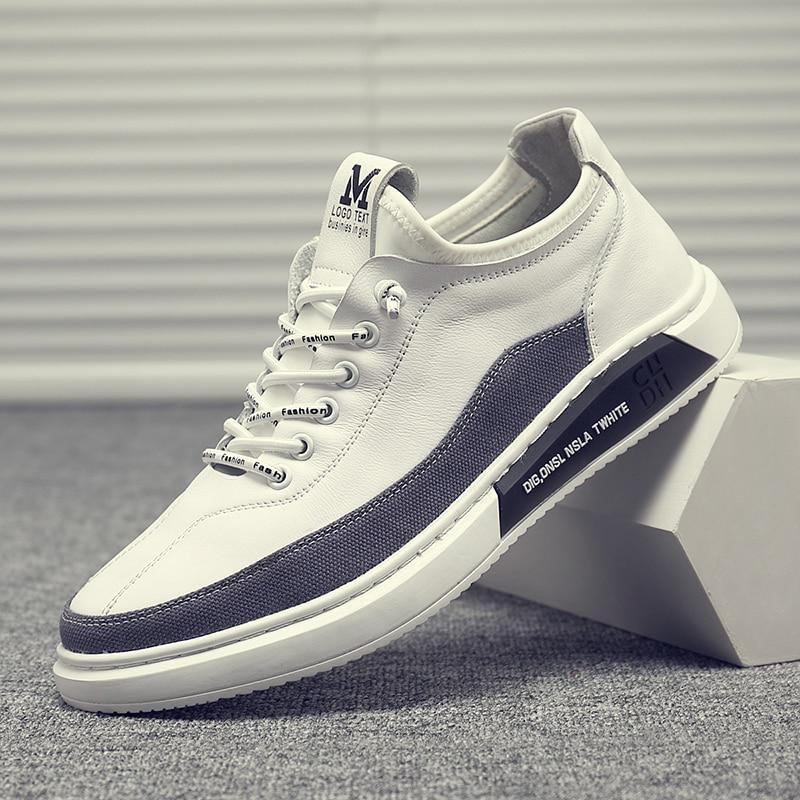 Canvas Welt Stitching Ydersål Casual Sneakers