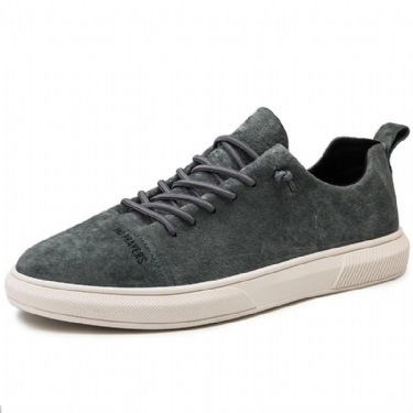 Designer Sneakers Herre I Ruskind I Britisk Stil