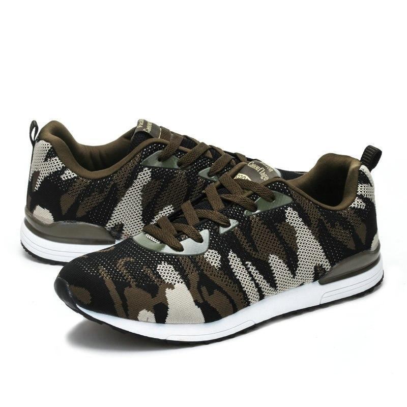 Herre Sneakers Camo Brand Letvægtssko