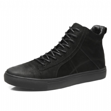 High Top Ægte Læder Sneakers