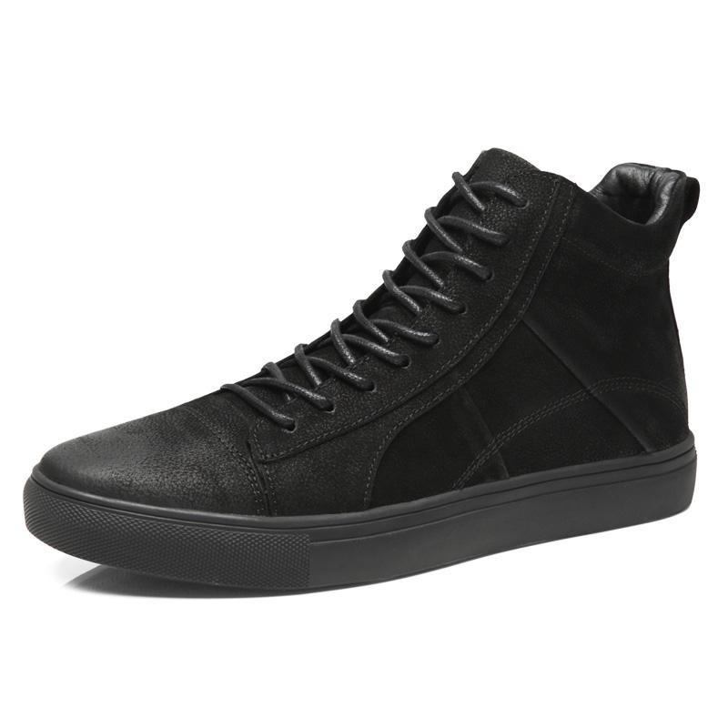 High Top Ægte Læder Sneakers